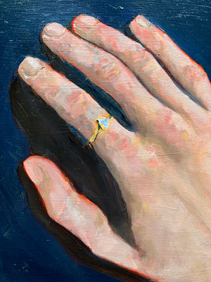 hand painting detail