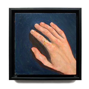 hand painting in float frame