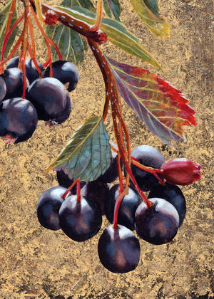 "Lungs Need Breath" Hawthorn Berry Art Print