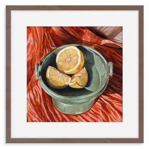 lemon still life art