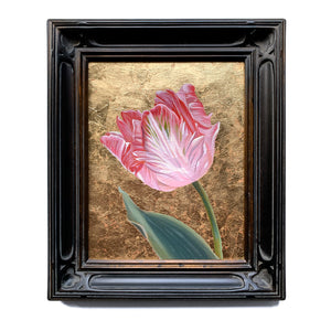 "Two Lips Summon Kindness" Tulip Painting 8x10