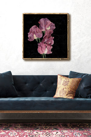 purple flower artwork