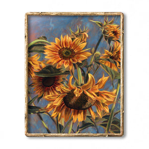 sunflower wall art by Aimee Schreiber