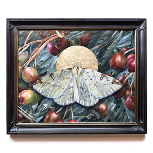 "To Nurture" Brimstone Moth Painting