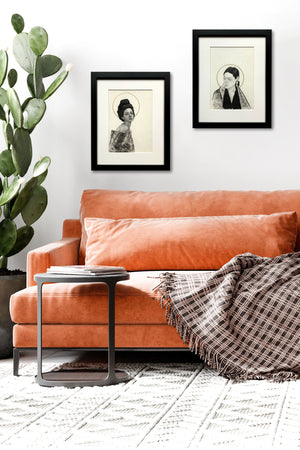 "3:54 AM Halo" Portrait Drawing