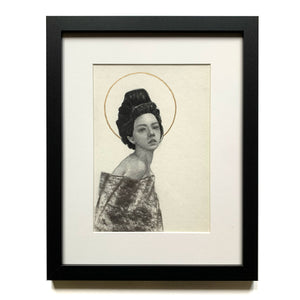 "3:15 AM Halo" Portrait Drawing