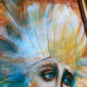 Brassy Bells emotional art colorful painting texture aimee schreiber