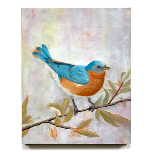 bluebird painting on canvas