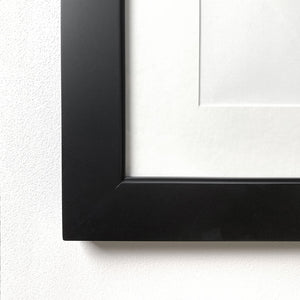 charcoal drawing borzoi dog black frame detail