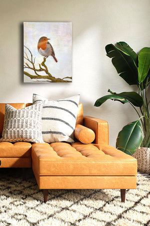 "Voyager" European Robin Painting