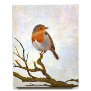 "Voyager" European Robin Painting