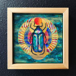Tiger-Eyed Scarab by Aimee Schreiber