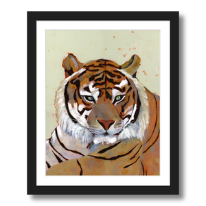 "Patience" Tiger Animal Art Print