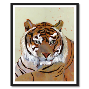 "Patience" Tiger Animal Art Print