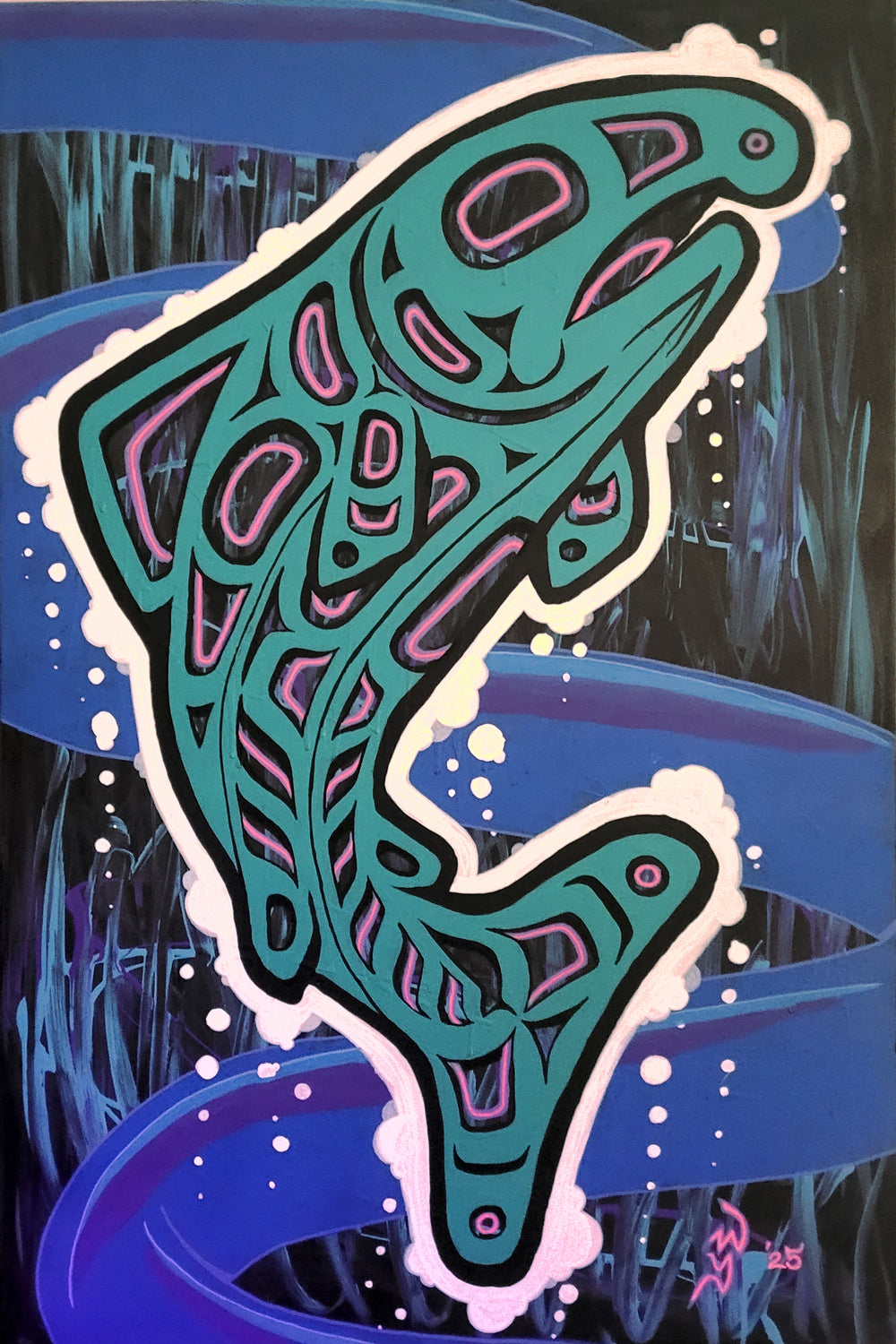 "X̱áat Héeni Eeti (Salmon River Rewired)" by Weidaaka Yoodoohaa (Bill Pfeifer, Jr)