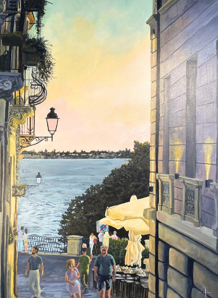 "Evening in Isola di Oritigia" by Amira El-Sokkary