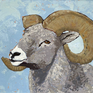 aries art ram painting detail