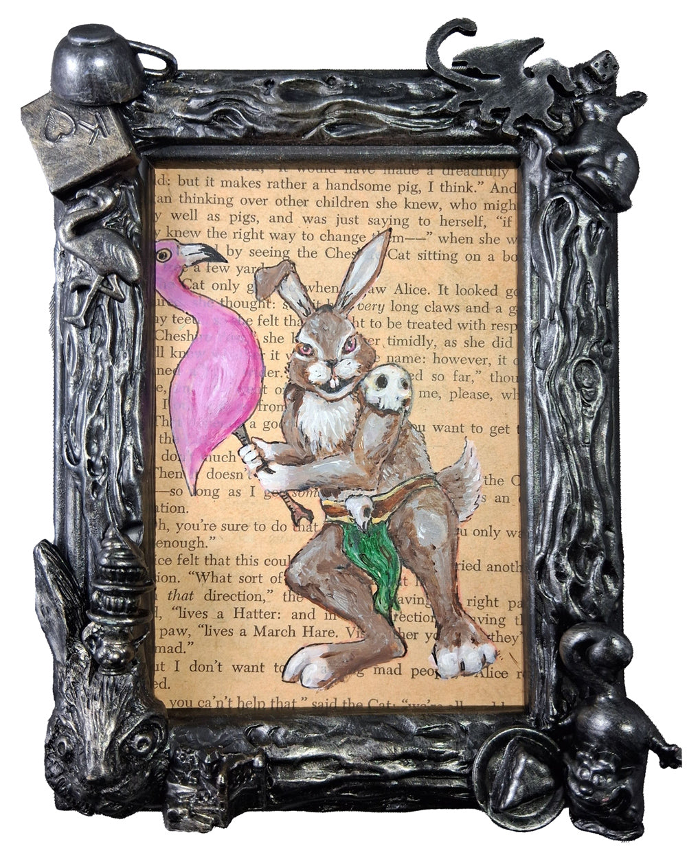 "March Hare (and his +2 Vorpal Flamingo)" by AS Koi