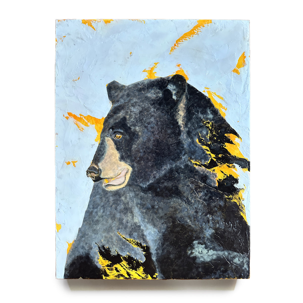 black bear painting &#39;Motherhood&#39;