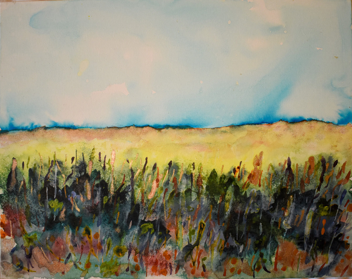 "Yellow Field" by Billie-Gwen Tippett Russell