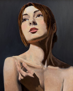 "Bound Across All Time" Female Portrait Painting by Danny Gordo