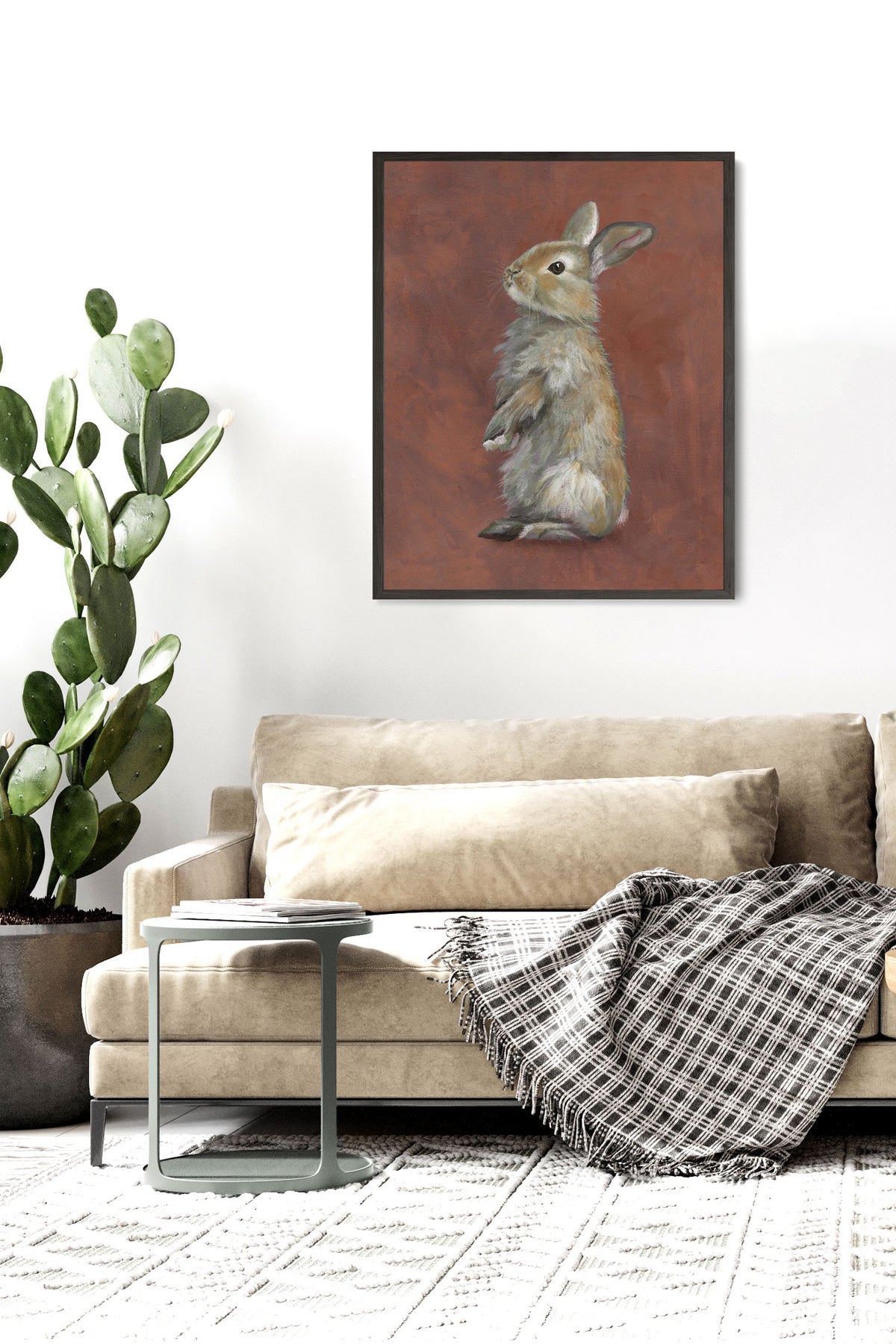&quot;Equinox&quot; Rabbit Art Print