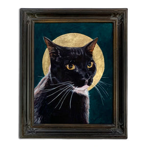 custom cat pet portrait painting