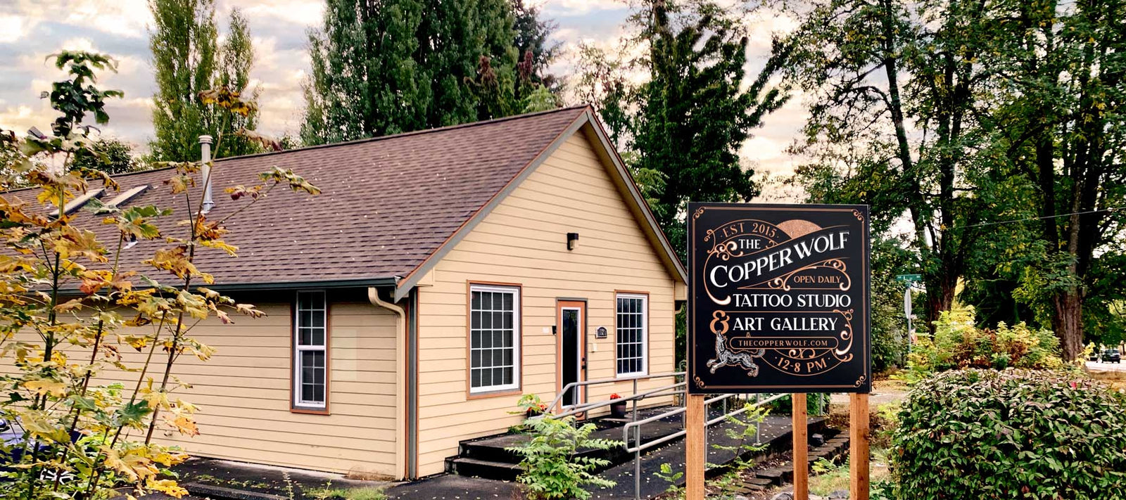 The Copper Wolf building exterior