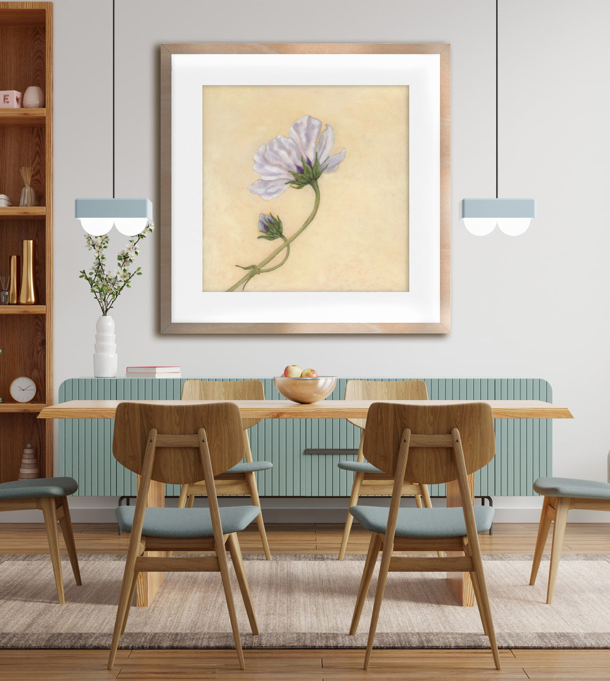 cosmo flower art dining wall decor