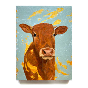 cow painting 'Committment'