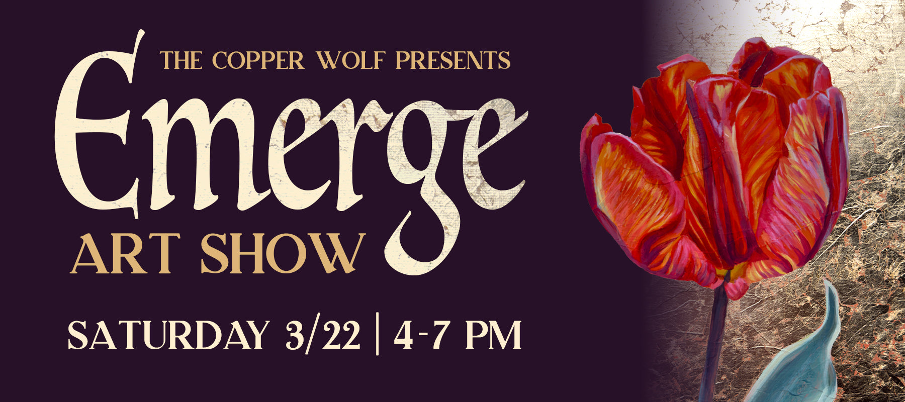 Emerge Art Show on Saturday 3/22