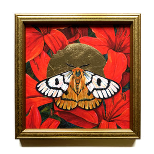 'Expand' sheep moth embellished art print