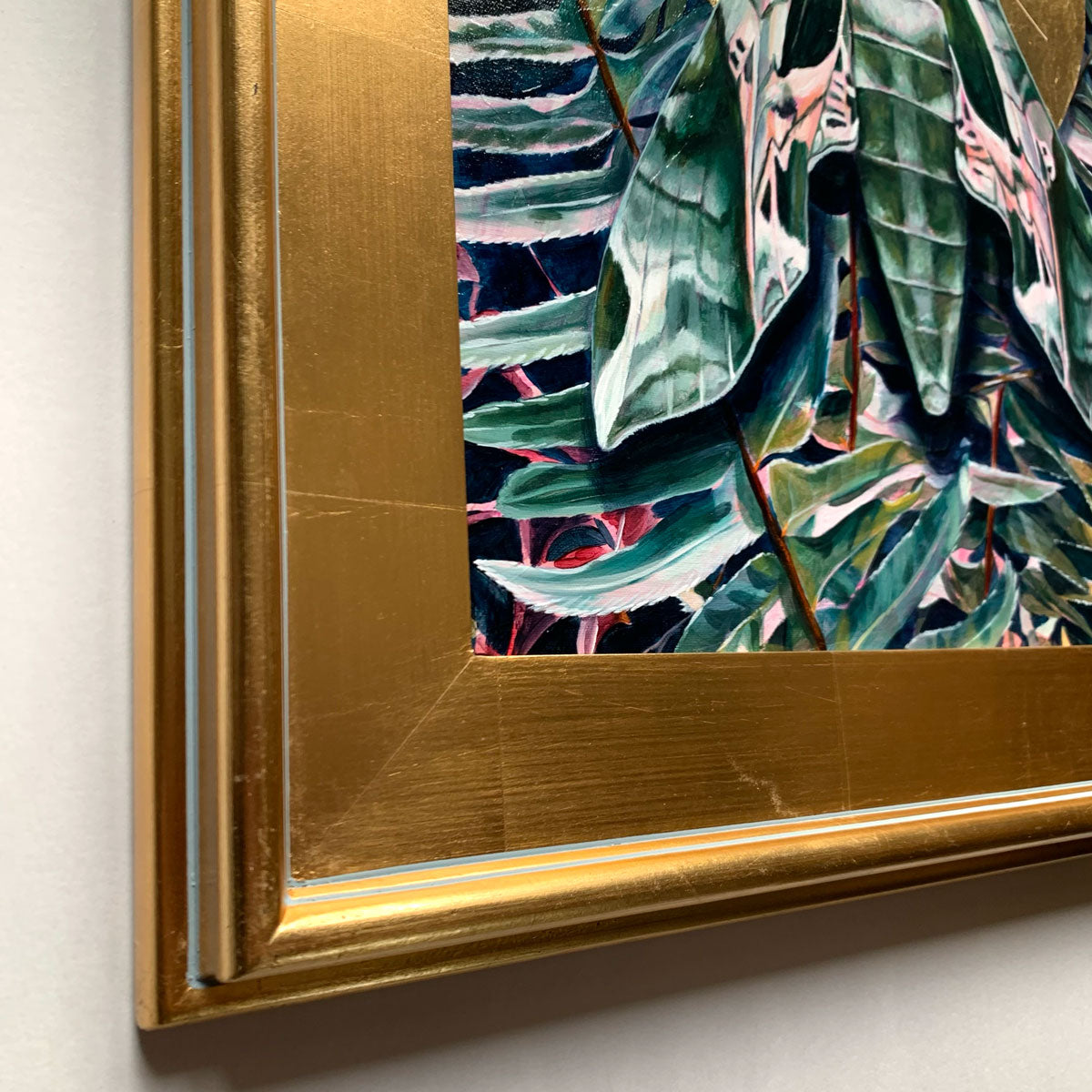 &quot;Transient&quot; Pandora Sphinx Moth Painting 16x20