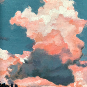 floating cloudscape painting detail