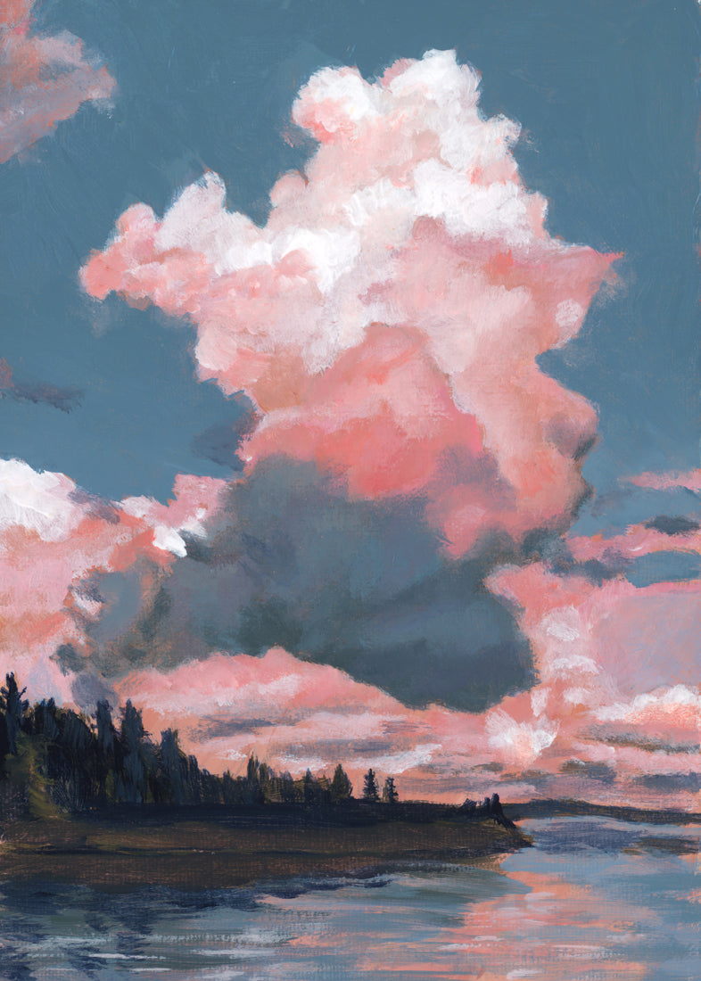 "Floating" Art Print