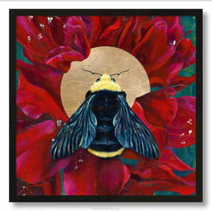 "Flow" Obscure Bumblebee Art Print