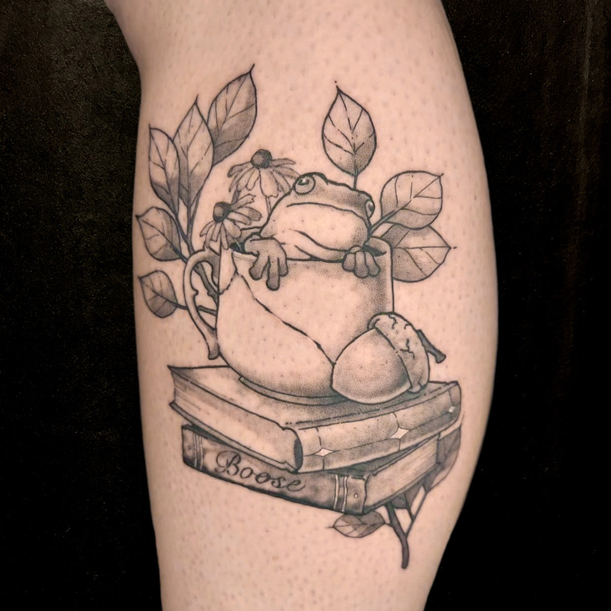 Minimalist book piece by Alison | Bookish tattoos, Tattoos, Cool tattoos