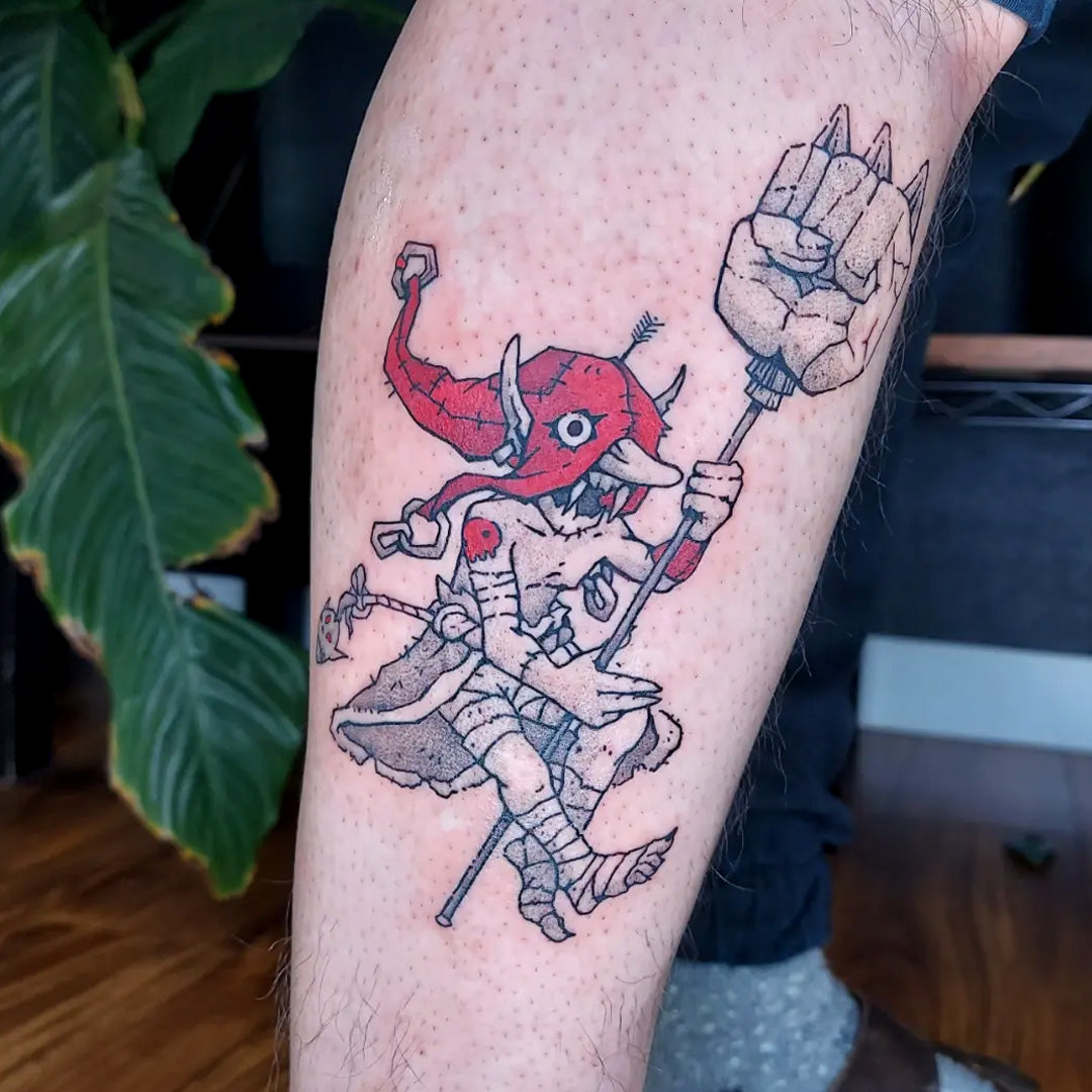 goblin tattoo by Vincent Li