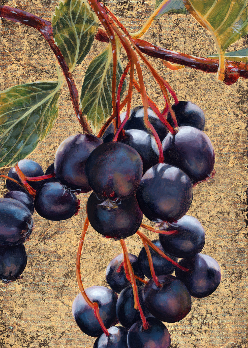 "Life Needs Death" Hawthorn Berry Art Print
