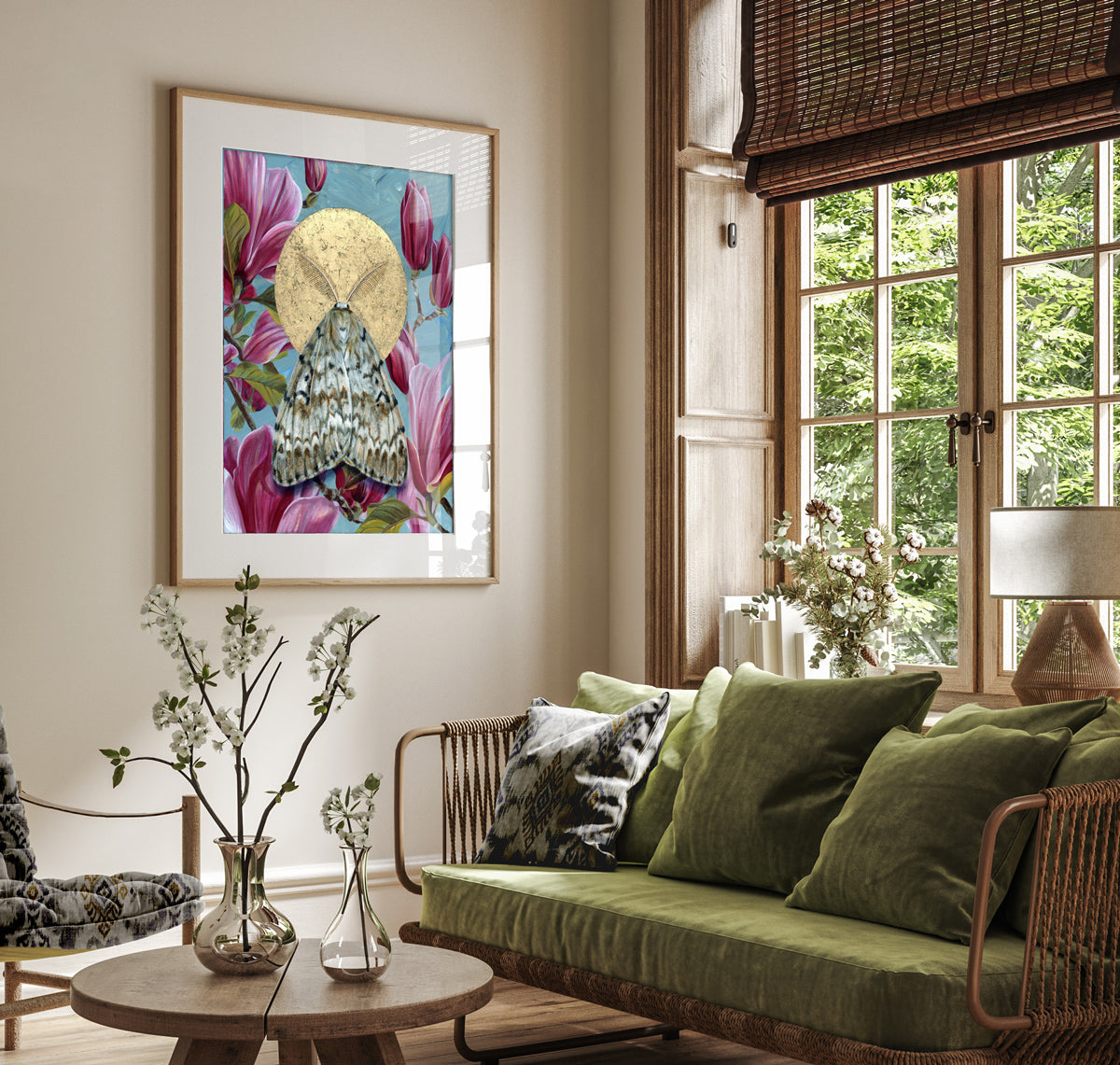 "Awake" Spongy Moth Art Print