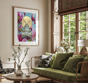 "Awake" Spongy Moth Art Print