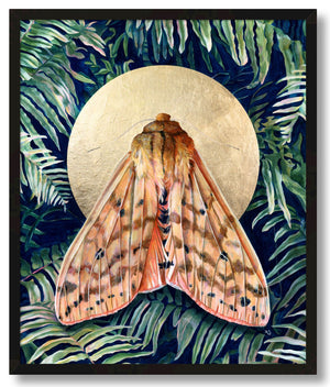 "Ephemeral" Isabella Tiger Moth Art Print