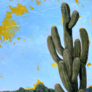 cactus painting detail