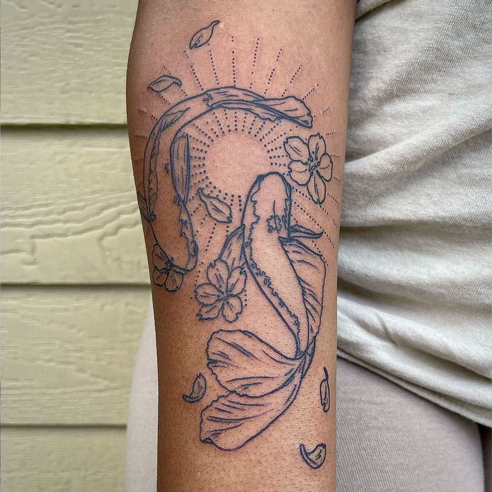 koi fish tattoo