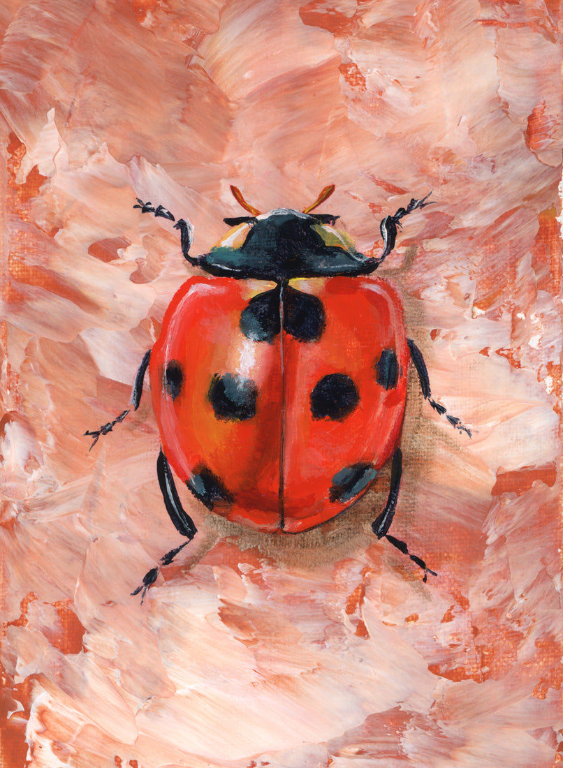 ladybug painting reproduction