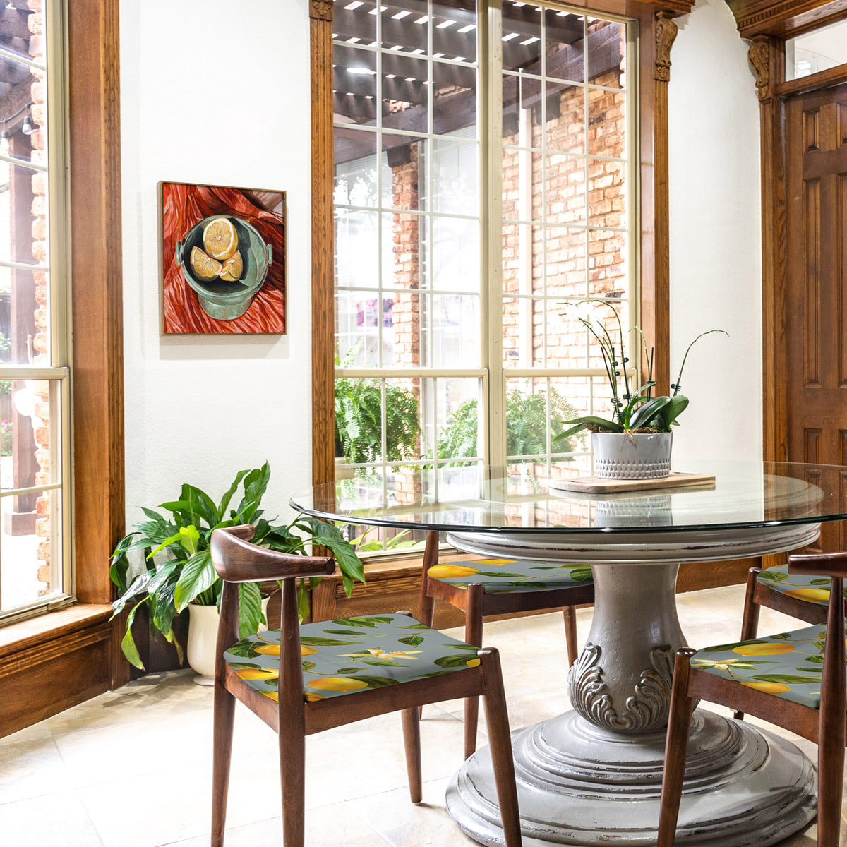 lemon art kitchen wall decor