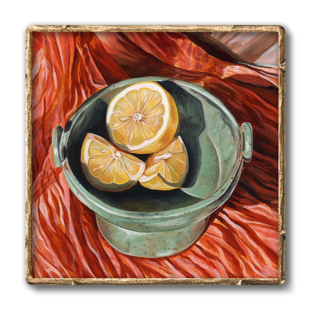 lemon still life art print