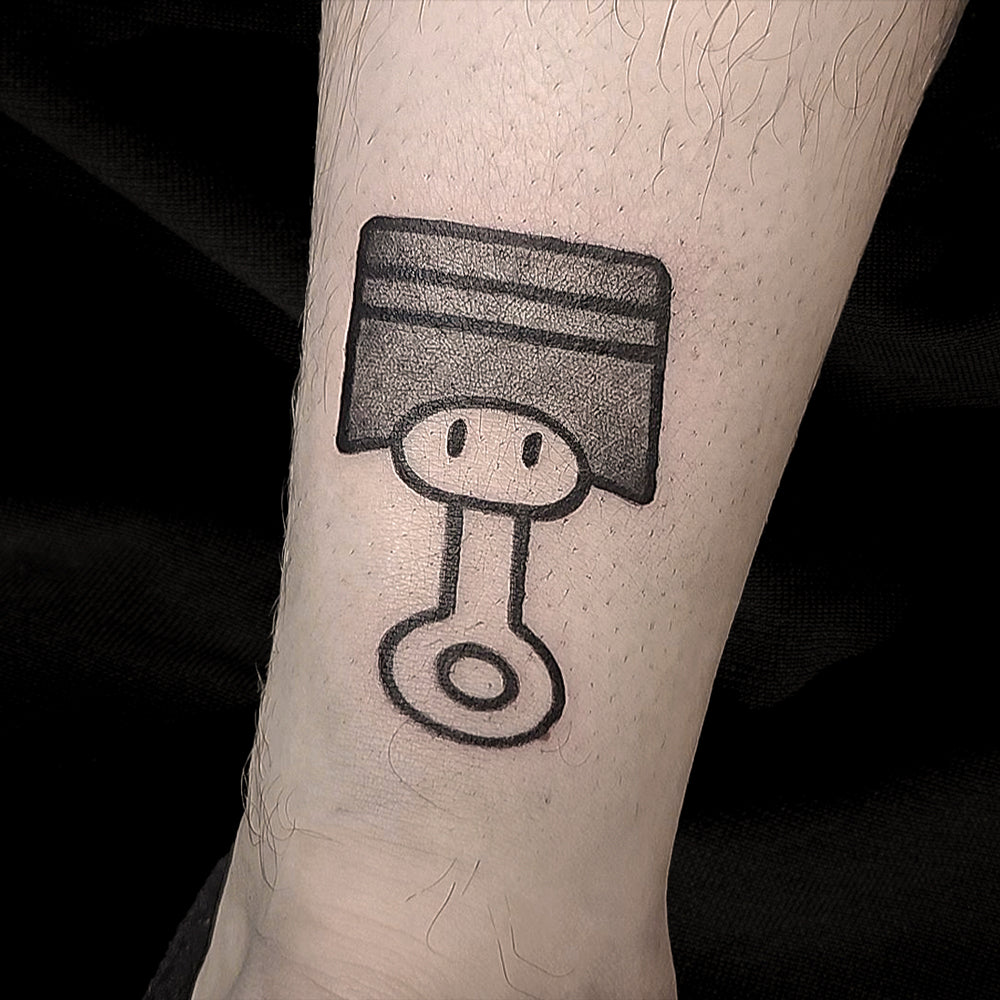 mario tattoo by Mary Kuzmin