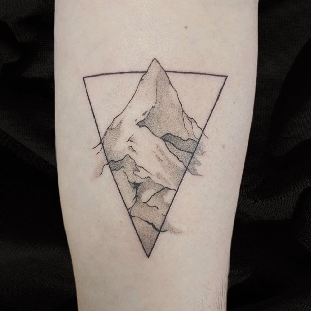 mountain tattoo by Mary Kuzmin