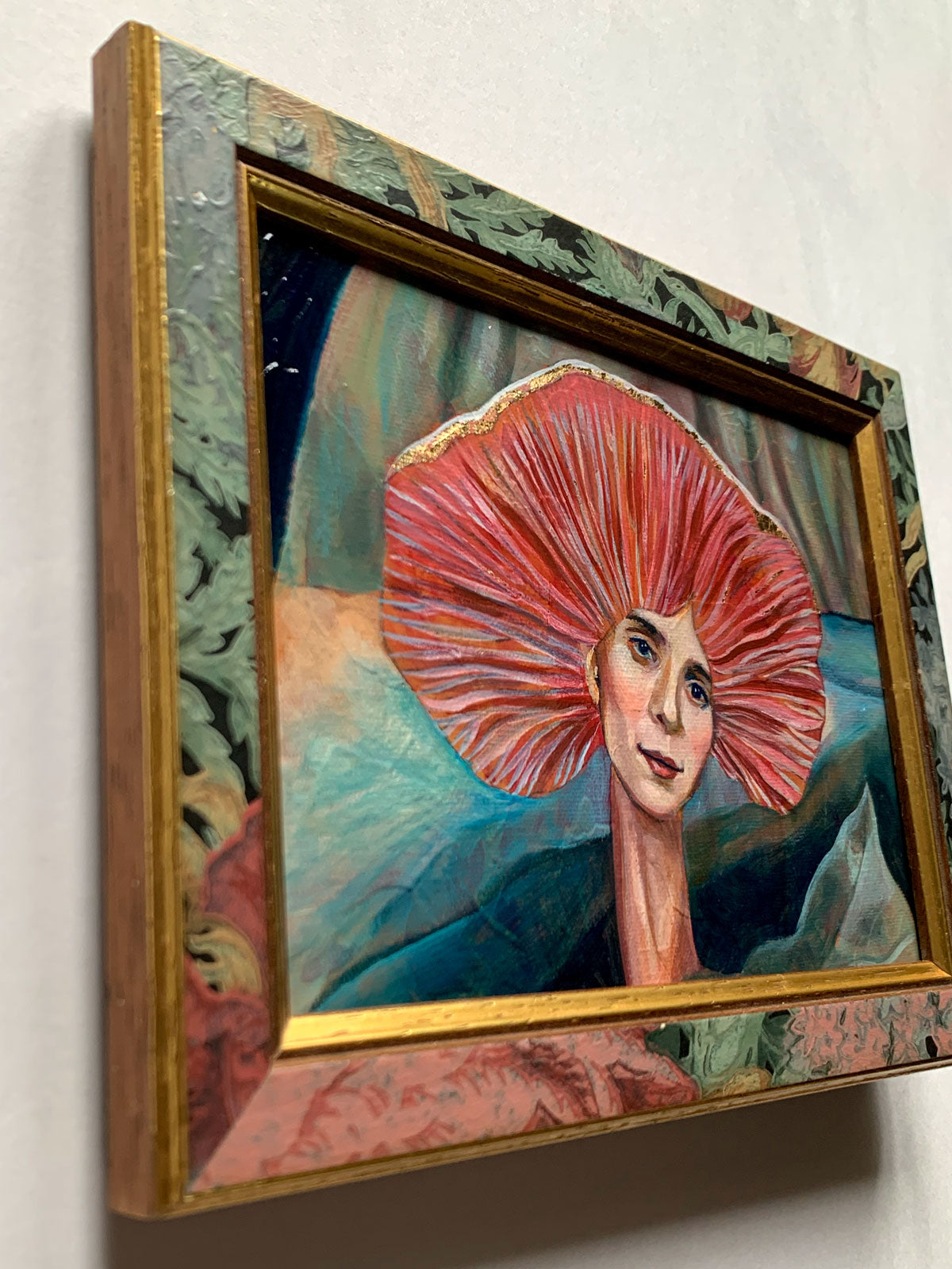 mushroom spirit painting frame detail